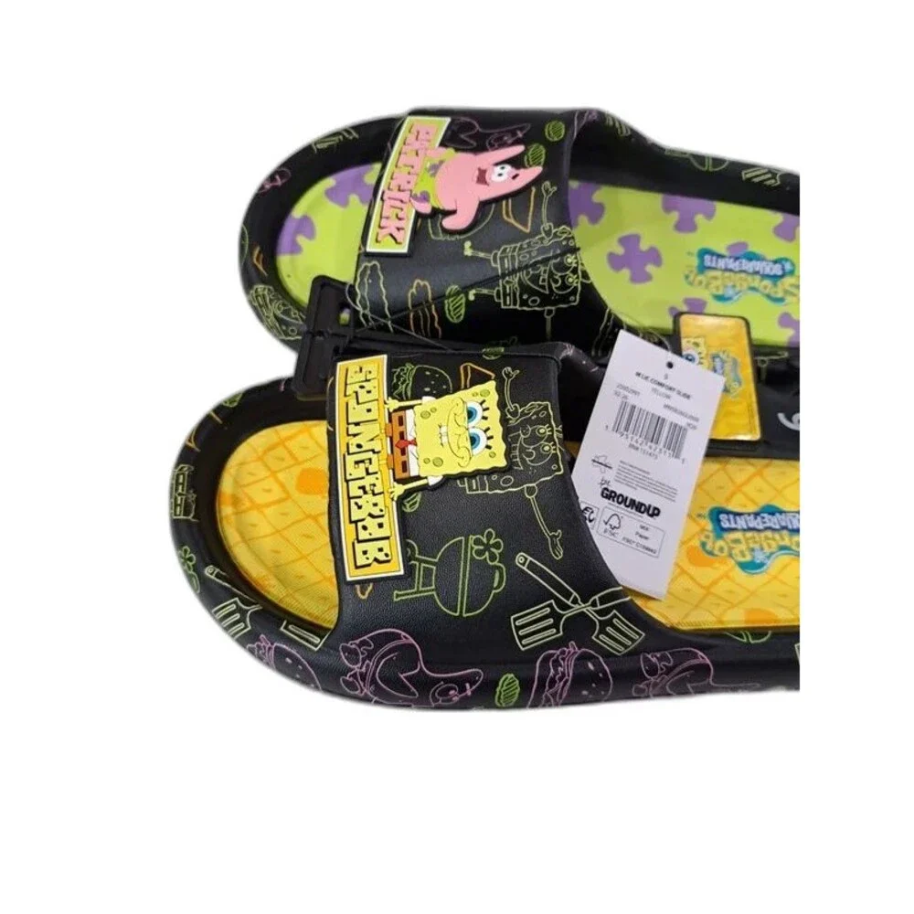 Sponge Bob & Patrick Waterproof Lightweight 2D Sandals Men's Size 9